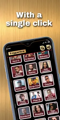 Reggaeton Latino android App screenshot 1